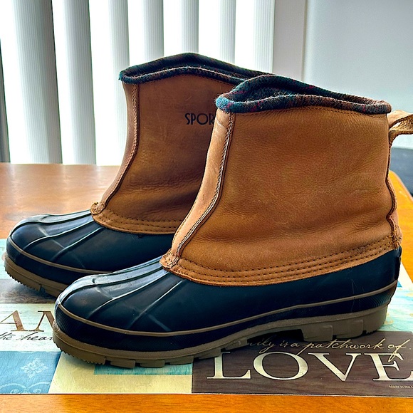 Sporto leather duck boots - Men’s size 8 - Picture 1 of 6
